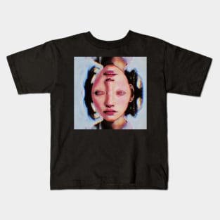 PRINTS - Abstract Glitch Art Kids T-Shirt